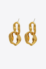 18K Gold-Plated Copper Double-Hoop Earrings - Shah S. Sahota