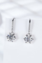 6-Prong Moissanite Drop Earrings - Shah S. Sahota