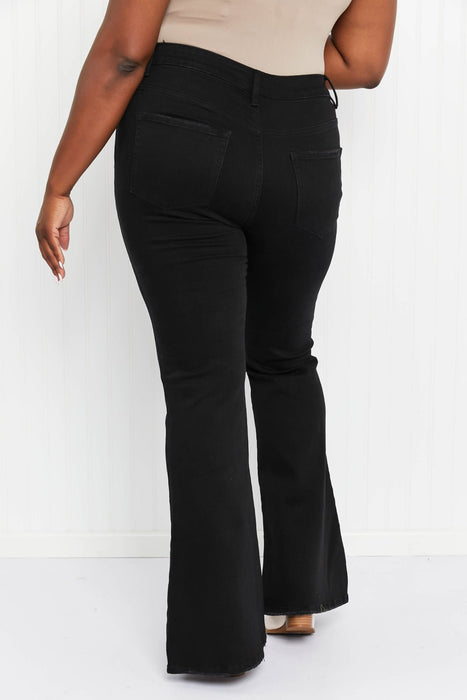 Zenana Veronica Full Size High-Rise Super Flare Jeans - Shah S. Sahota