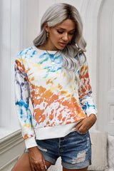 Tie-Dye High Low Sweatshirt - Shah S. Sahota