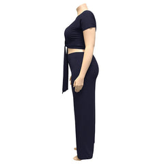Women‘s Solid Color Two Piece Set - Shah S. Sahota