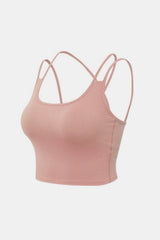 Double-Strap Cropped Yoga Cami - Shah S. Sahota