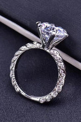 Forever Love Side Stone 5 Carat Moissanite Ring - Shah S. Sahota