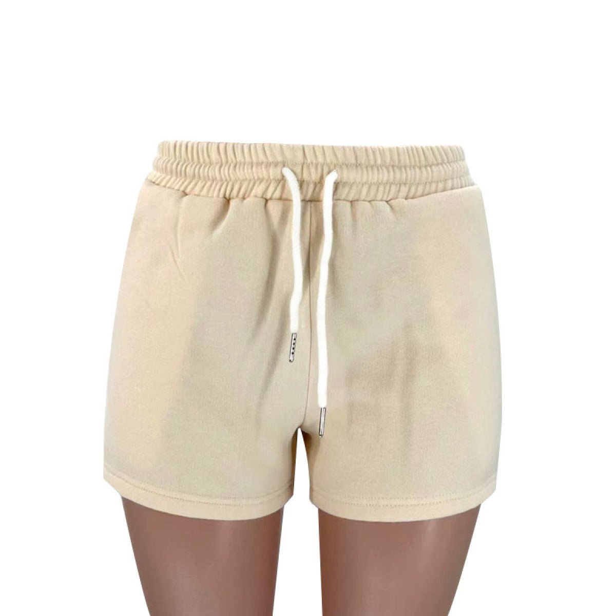 Stand-Up Collar Zipper Pullover Long-Sleeved Sweatshirts & Tie Shorts Lounge Sets - Shah S. Sahota