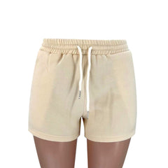 Stand-Up Collar Zipper Pullover Long-Sleeved Sweatshirts & Tie Shorts Lounge Sets - Shah S. Sahota
