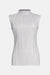 Accordion Pleated Mock Neck Sleeveless Top - Shah S. Sahota