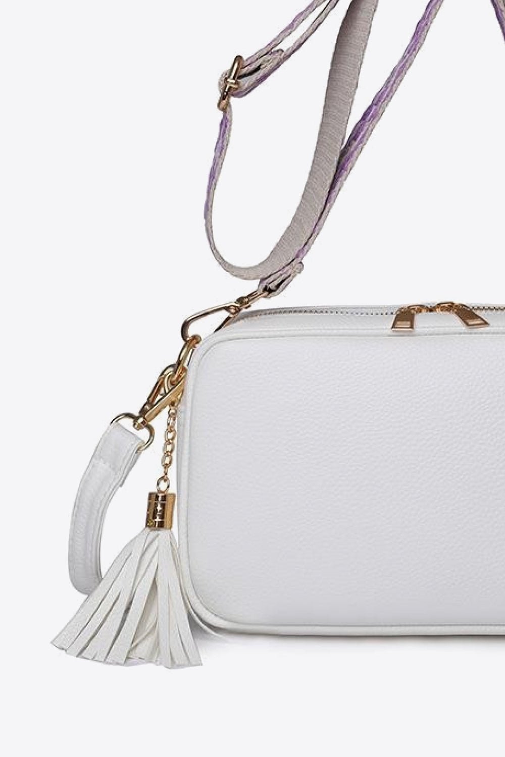 PU Leather Tassel Crossbody Bag - Shah S. Sahota