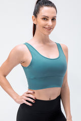 Reversible Cropped Surplice Yoga Tank - Shah S. Sahota