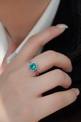 Paraiba Tourmaline Flower Shape Ring - Shah S. Sahota