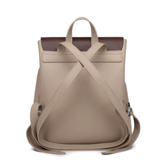 High-Capacity Zipper Patchwork Backpack With Lock - Shah S. Sahota