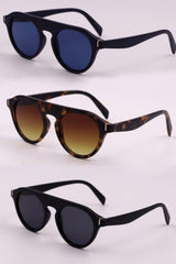 3-Piece Round Polycarbonate Full Rim Sunglasses - Shah S. Sahota