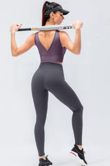 Reversible Cropped Surplice Yoga Tank - Shah S. Sahota