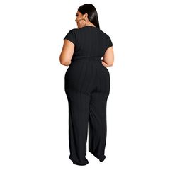 Women's Solid Color Belted Two Piece Set - Shah S. Sahota