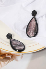 Teardrop Acrylic Earrings - Shah S. Sahota