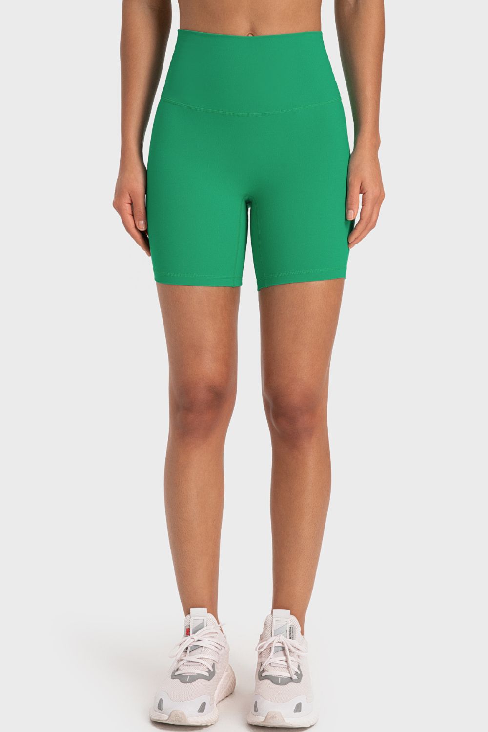 Staying Cozy Wide Waistband Biker Shorts - Shah S. Sahota