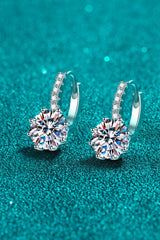 4 Carat Moissanite 925 Sterling Silver Earrings - Shah S. Sahota