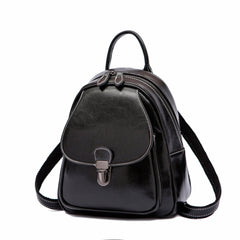 High-Capacity Oil Wax Leather Retro Backpack - Shah S. Sahota