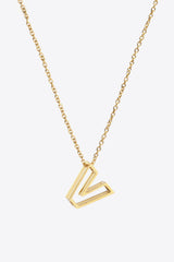 U to Z Letter Pendant Nekclace - Shah S. Sahota