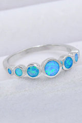 925 Sterling Silver Multi-Opal Ring - Shah S. Sahota