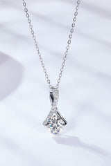 Special Occasion 1 Carat Moissanite Pendant Necklace - Shah S. Sahota