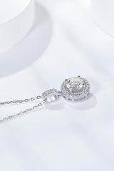 2 Carat Moissanite Round Pendant Necklace - Shah S. Sahota