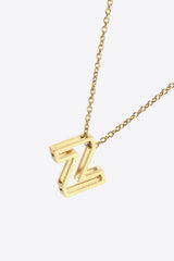 U to Z Letter Pendant Nekclace - Shah S. Sahota