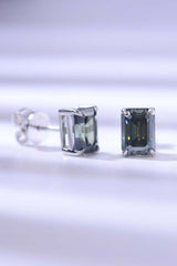 2 Carat Moissanite Stud Earrings in Green - Shah S. Sahota
