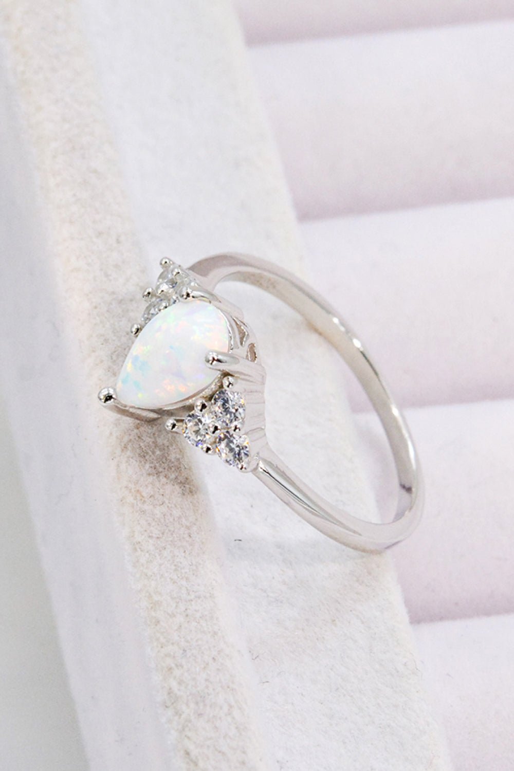 Limitless Love Opal and Zircon Ring - Shah S. Sahota