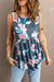 Floral Peplum Tank Top - Shah S. Sahota