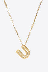 U to Z Letter Pendant Nekclace - Shah S. Sahota