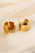 18K Gold Plated C-Hoop Earrings - Shah S. Sahota