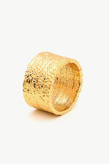 Textured Thick Band Ring - Shah S. Sahota