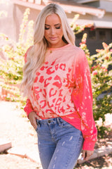 Leopard Tie-Dye Crewneck Drop Shoulder Sweatshirt - Shah S. Sahota