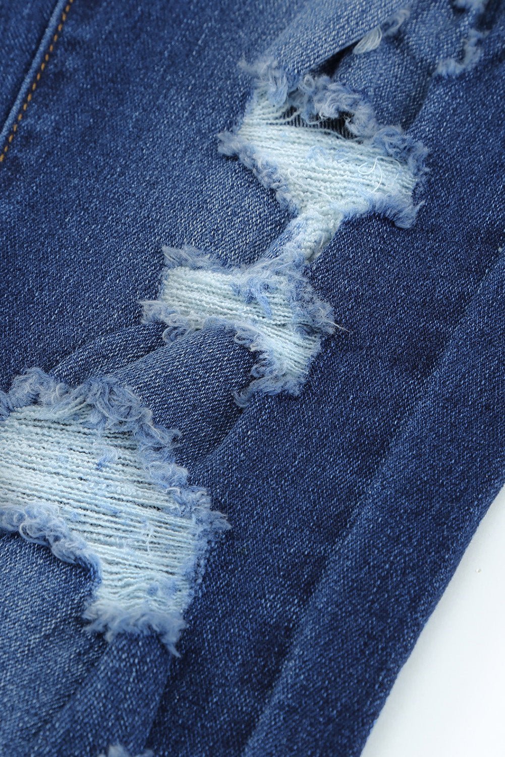 Distressed High Waist Skinny Jeans - Shah S. Sahota