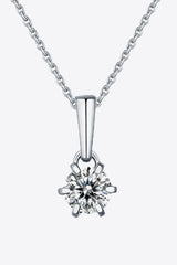 2 Carat 6-Prong Moissanite Pendant Necklace - Shah S. Sahota