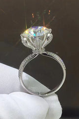 5 Carat Moissanite Side Stone Ring - Shah S. Sahota