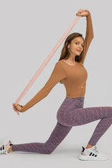 Cut Out Front Crop Yoga Tee - Shah S. Sahota