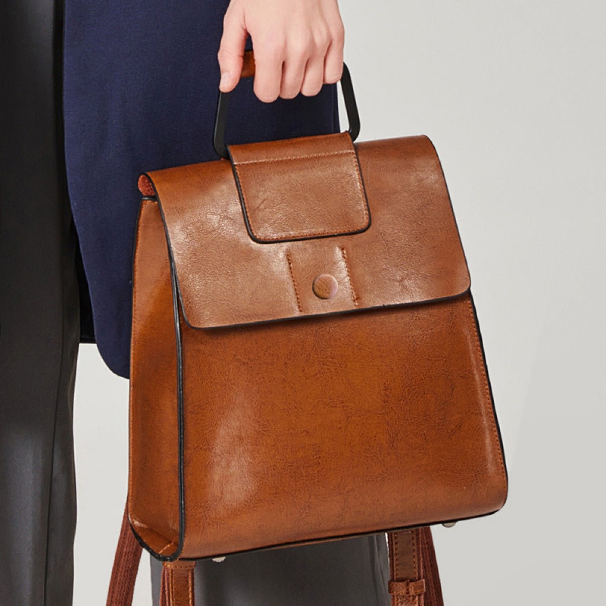 High-Capacity Cover Type Backpack With Handle - Shah S. Sahota