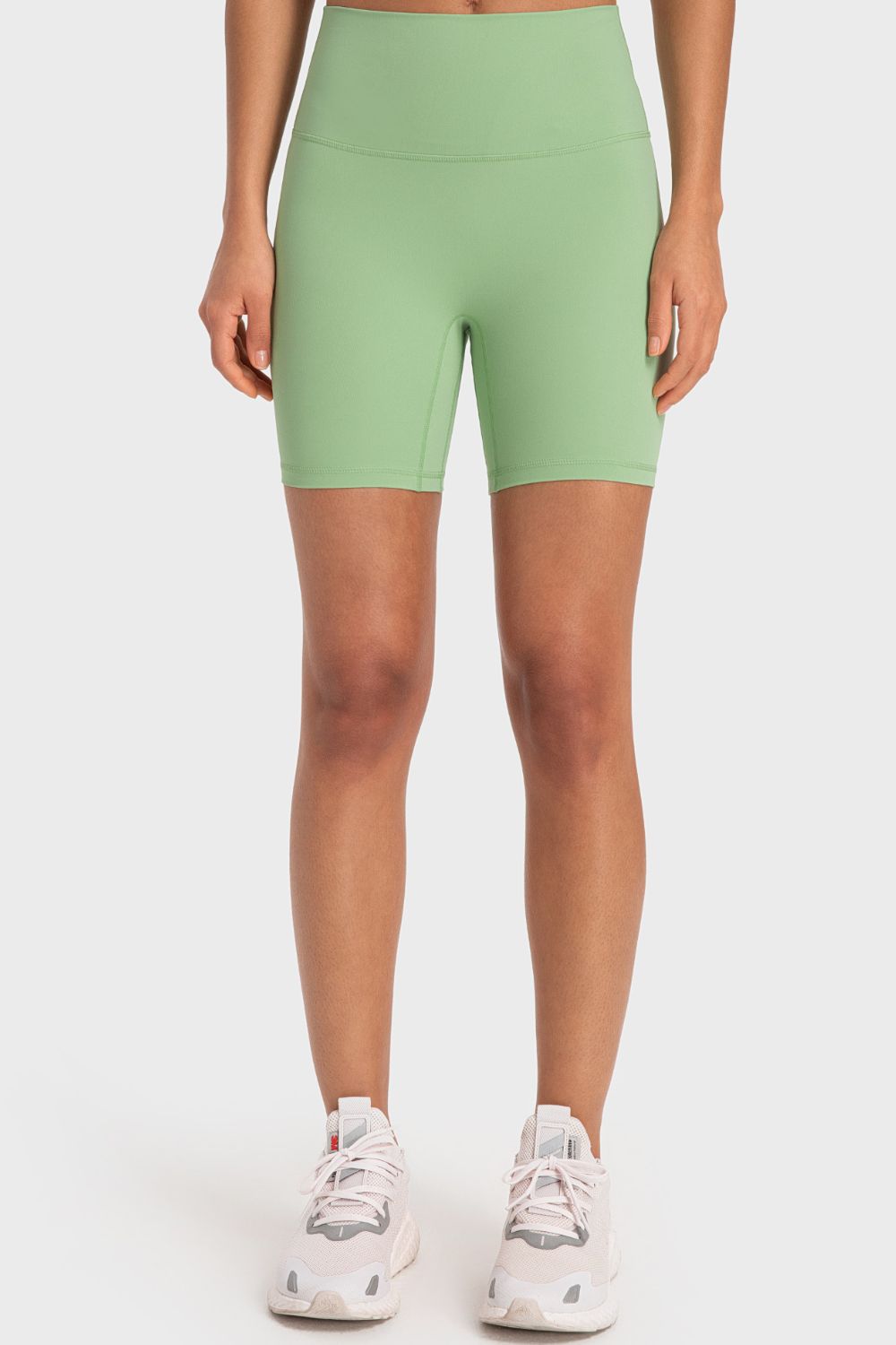 Staying Cozy Wide Waistband Biker Shorts - Shah S. Sahota