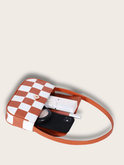 Retro Plaid Square Baguette Bag - Shah S. Sahota