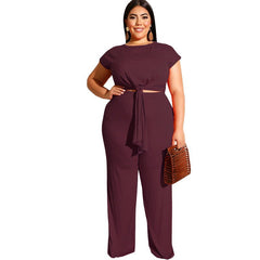 Women‘s Solid Color Two Piece Set - Shah S. Sahota