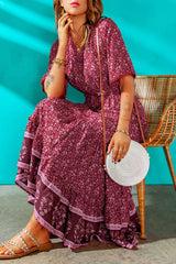 Bohemian Tassel Tie Pompom Detail Maxi Dress - Shah S. Sahota