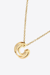 A to J Letter Pendant Nekclace - Shah S. Sahota