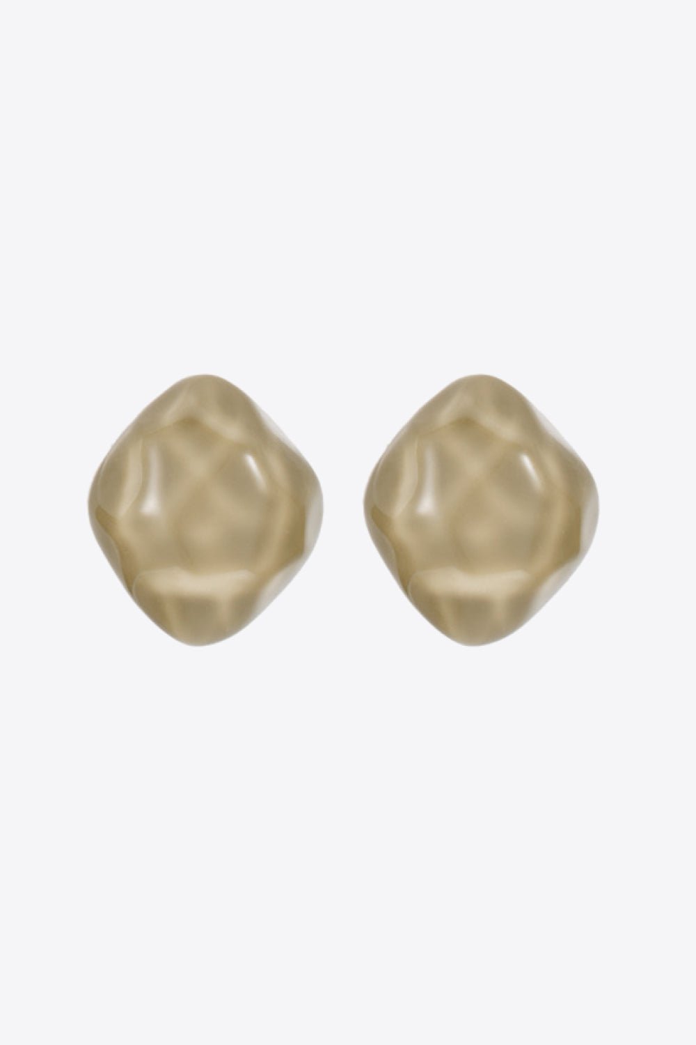 Stand Out Irregular Resin Stud Earrings - Shah S. Sahota