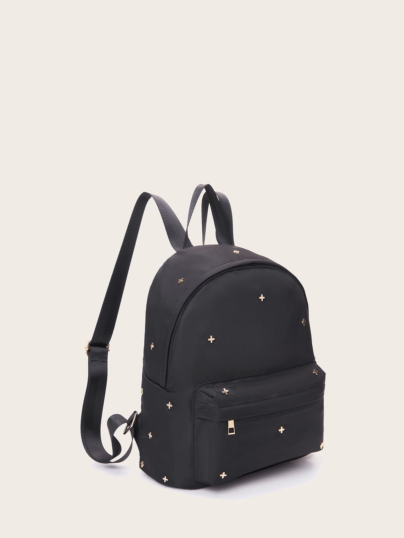 Casual Waterproof Multi-Compartment Rivet Backpack - Shah S. Sahota