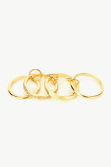Cubic Zircon Four-Finger Combined Ring - Shah S. Sahota