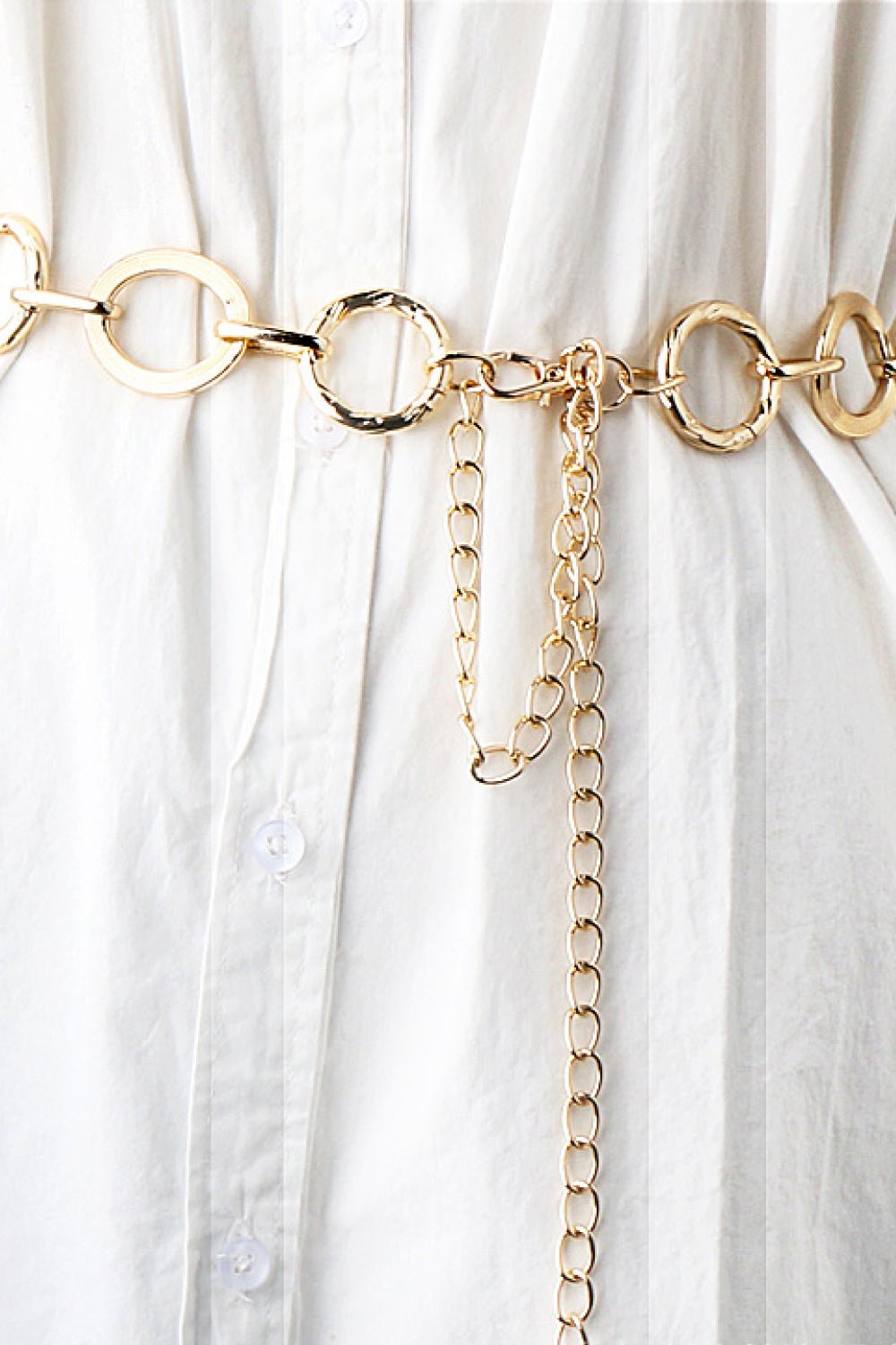 Aluminum Alloy Circle Chain Belt - Shah S. Sahota