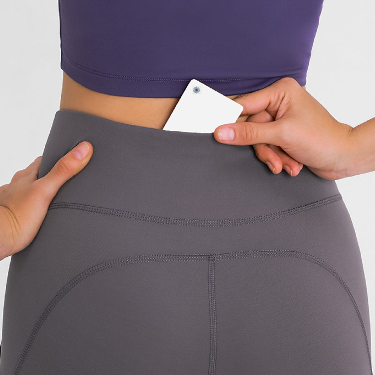 Card Back Pocket Active Leggings - Shah S. Sahota