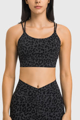 Double-Strap Cutout Sports Bra - Shah S. Sahota