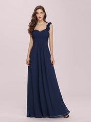 One Shoulder Wholesale Bridesmaid Dresses With Flower Decoration - Shah S. Sahota